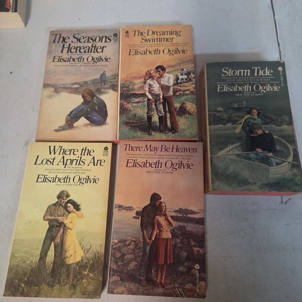 Elisabeth Ogilvie Lot Of 5 Avon 1st Printing Storm Tide May Be Heaven Dreaming